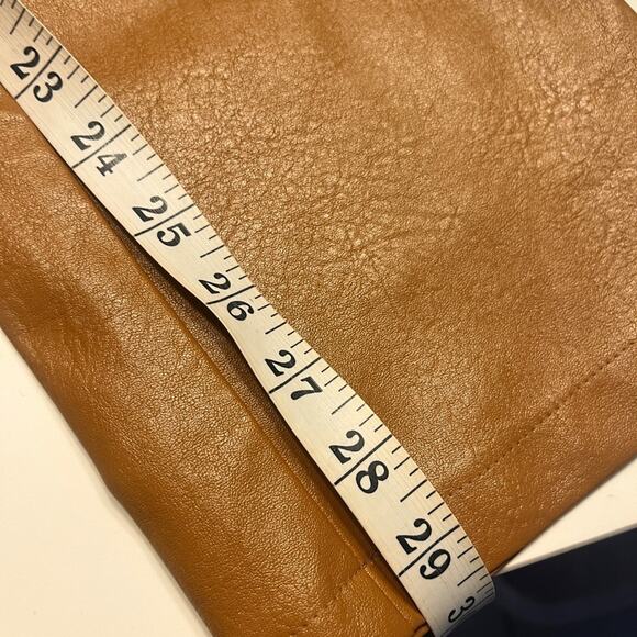 PacSun Tan '90s Faux Leather Pants XS - Picture 12 of 12